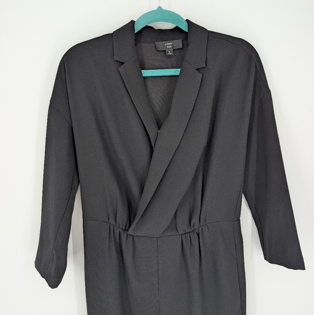 J Crew 365 Womens Black Jumpsuit in Everyday Crepe 2 - Picture 6 of 11